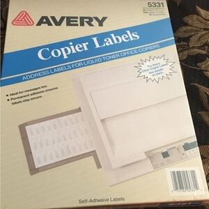 🆕 NEW AVERY COPIER LABELS